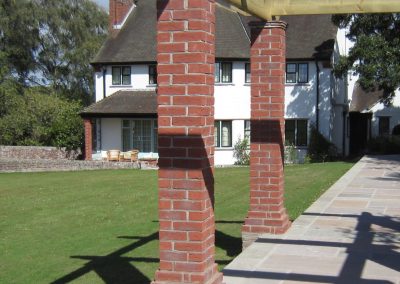 Detail of pergola