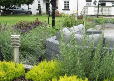 Relaxing seating area